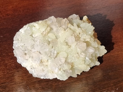 Prehnite on Quartz