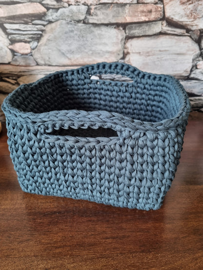 Square Crochet Basket