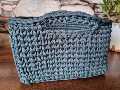 Square Crochet Basket