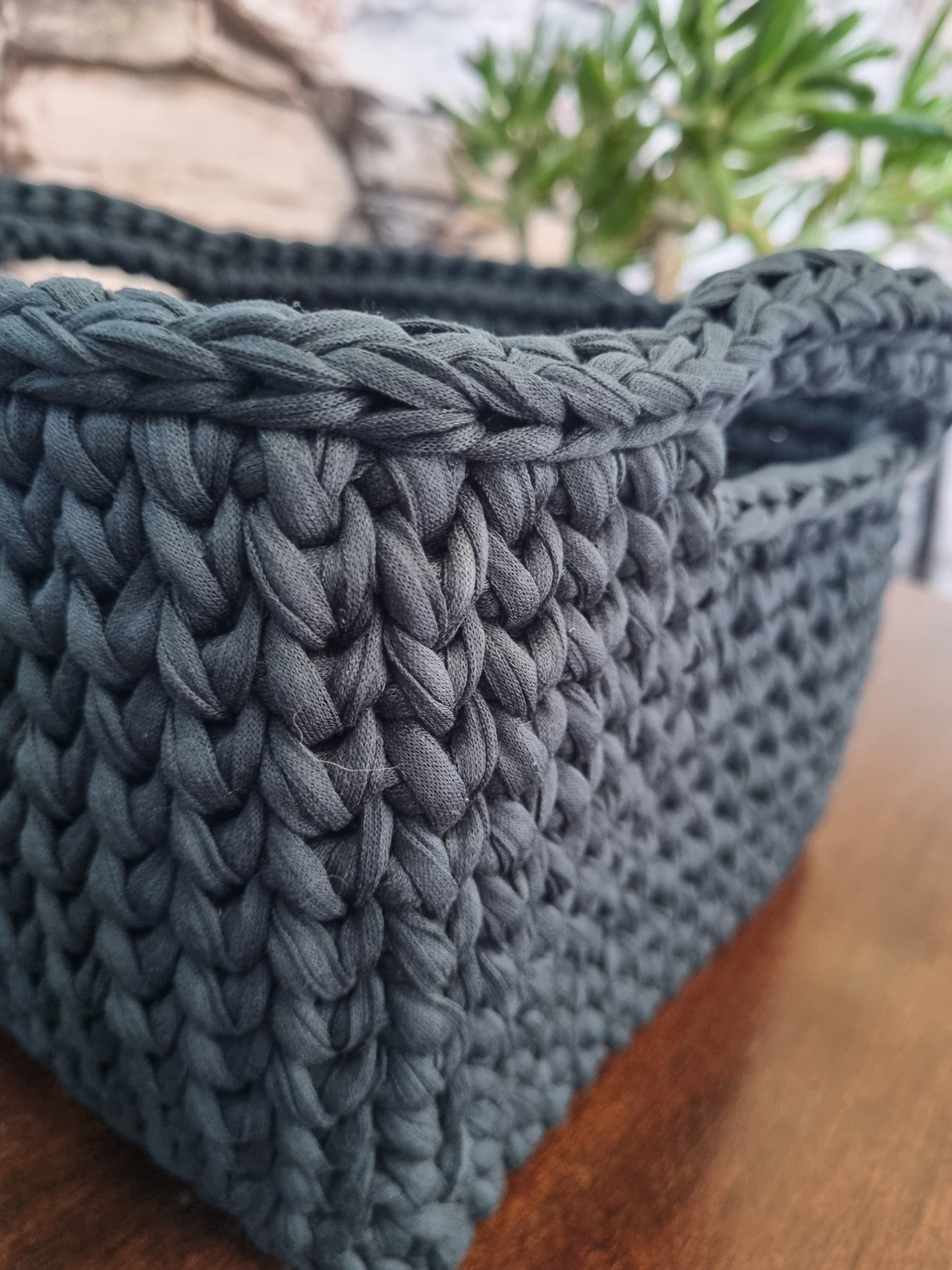 Square Crochet Basket