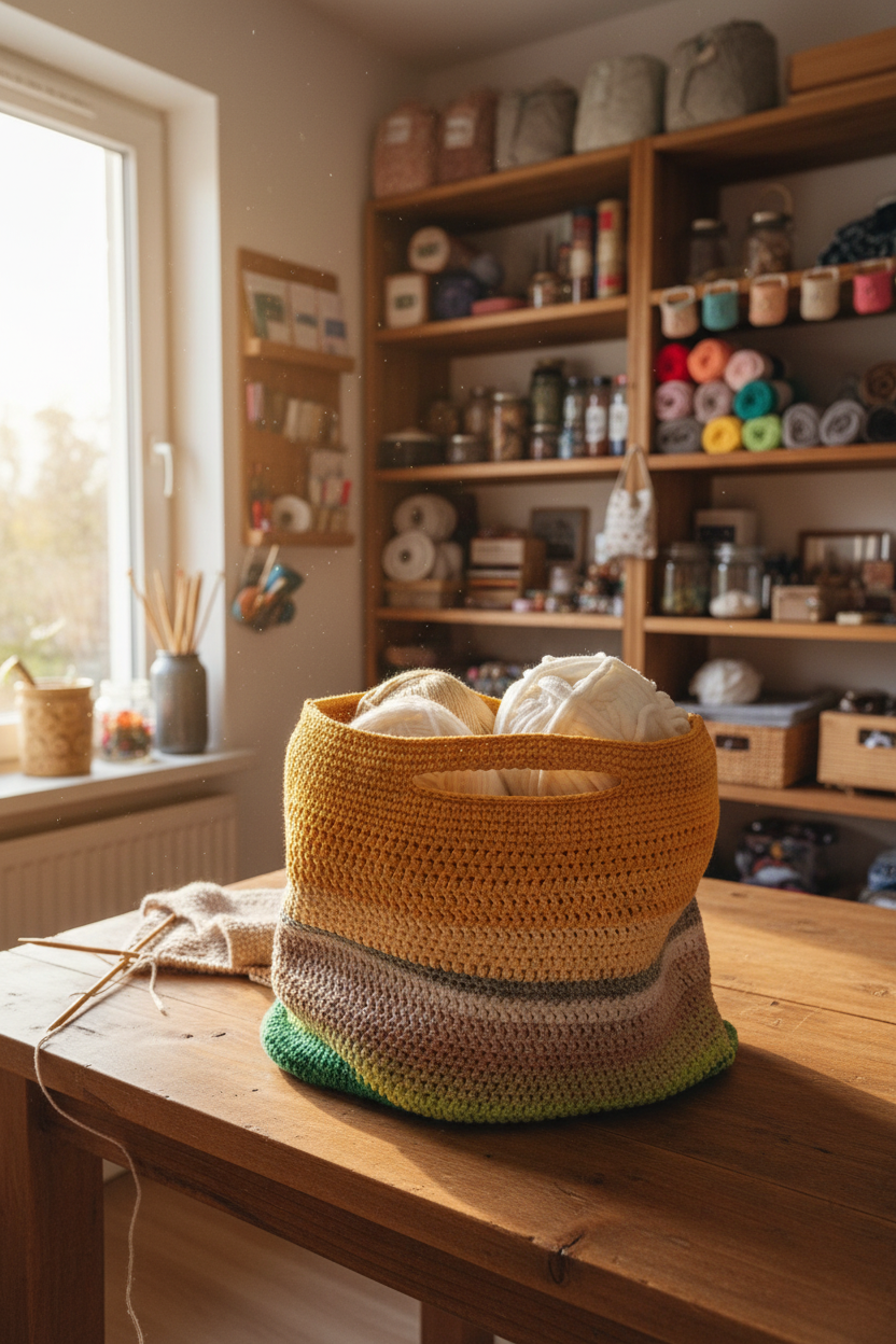 Large Crochet Bag