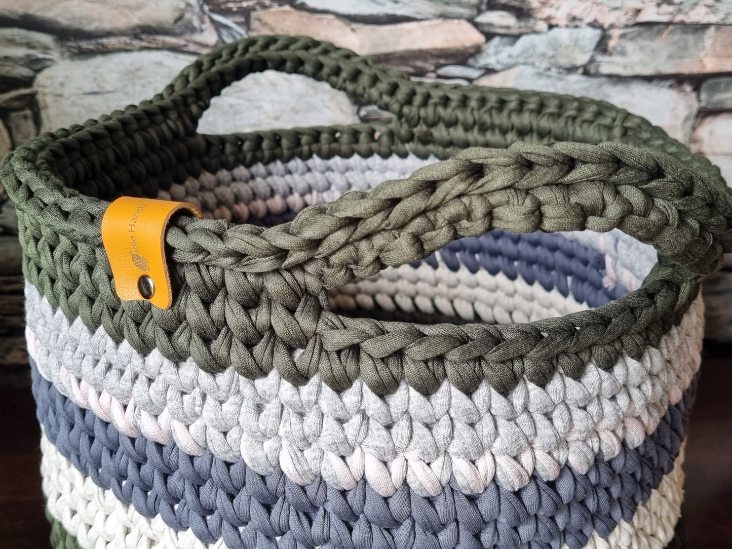 Large Crochet Basket