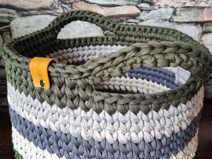 Large Crochet Basket