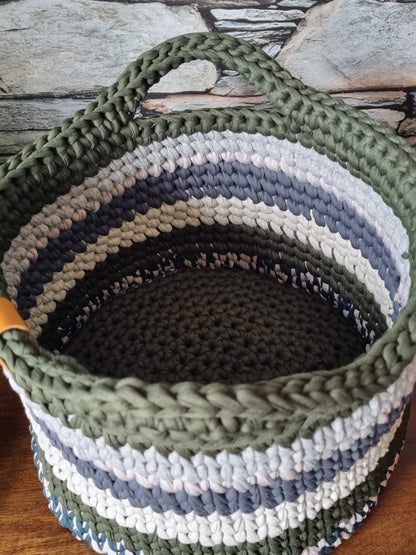 Large Crochet Basket